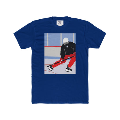 llustrated Hockey Player Graphic Tee