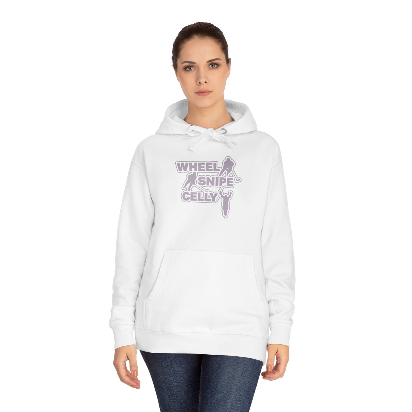 Wheel, Snipe, Celly Fleece Hoodie