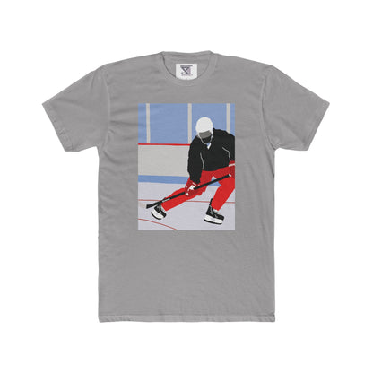 llustrated Hockey Player Graphic Tee
