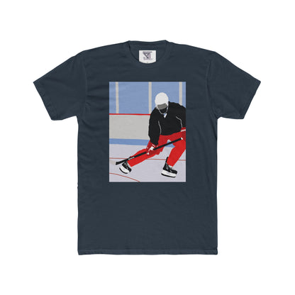 llustrated Hockey Player Graphic Tee