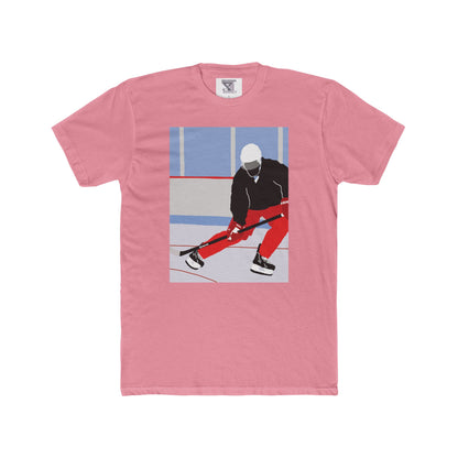 llustrated Hockey Player Graphic Tee
