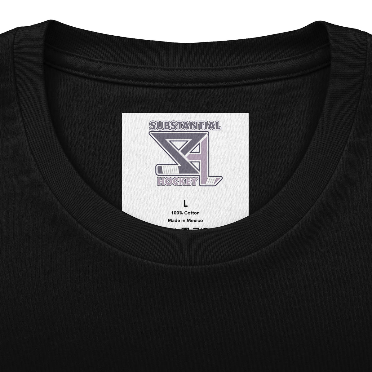 llustrated Hockey Player Graphic Tee