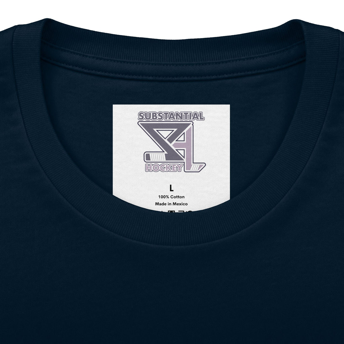 llustrated Hockey Player Graphic Tee